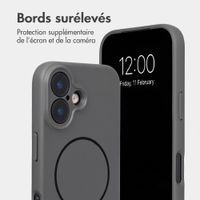 Accezz Coque Grip avec MagSafe Apple iPhone 16 - Gris