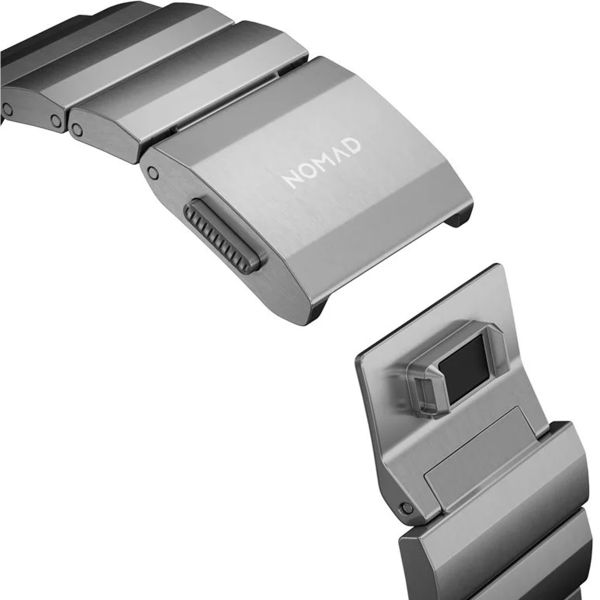Nomad Bracelet à maillons en titane Apple Watch | 44/45/46/49 mm - Silver