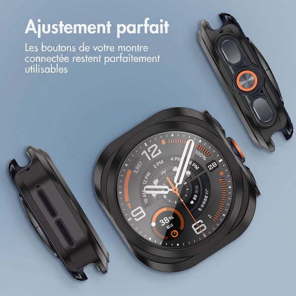 imoshion Coque rigide à couverture complète Samsung Galaxy Watch Ultra 2 (2026) - Noir