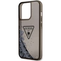 Guess Coque Liquid Glitter Apple iPhone 14 Pro Max - Noir
