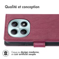 imoshion Étui de télephone portefeuille de luxe Xiaomi Redmi Note 15 (5G) - Bordeaux