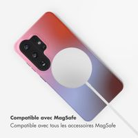 Selencia Coque arrière Vivid avec MagSafe Samsung Galaxy S26 Ultra - Gradient Soft Blush
