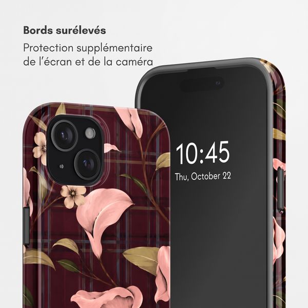 Selencia Coque arrière Vivid avec MagSafe Apple iPhone 15 - Autumn Muse
