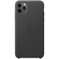 Apple 4 Pack Coque Leather Apple iPhone 11 Pro Max - Red + Saddle Brown + Midnight Blue + Black