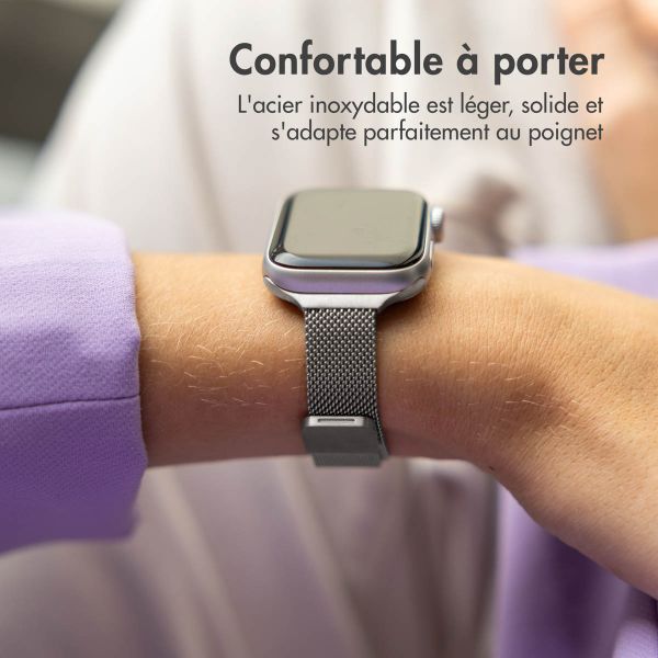 imoshion Bracelet slim Milanese Apple Watch | 38/40/41/42 mm - Argent