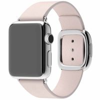 Apple Bracelet Leather Band Modern Buckle Apple Watch | 38/40/41/42 mm - Taille S - Blush
