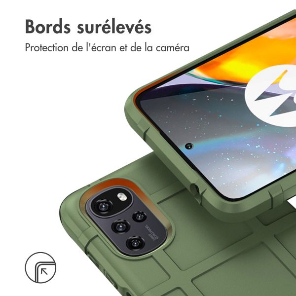 imoshion Coque Rugged Shield Motorola Moto G22 / E32 / E32s - Vert foncé