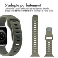 imoshion Bracelet Active Sport en silicone Apple Watch | 38/40/41/42 mm - Blackish Green