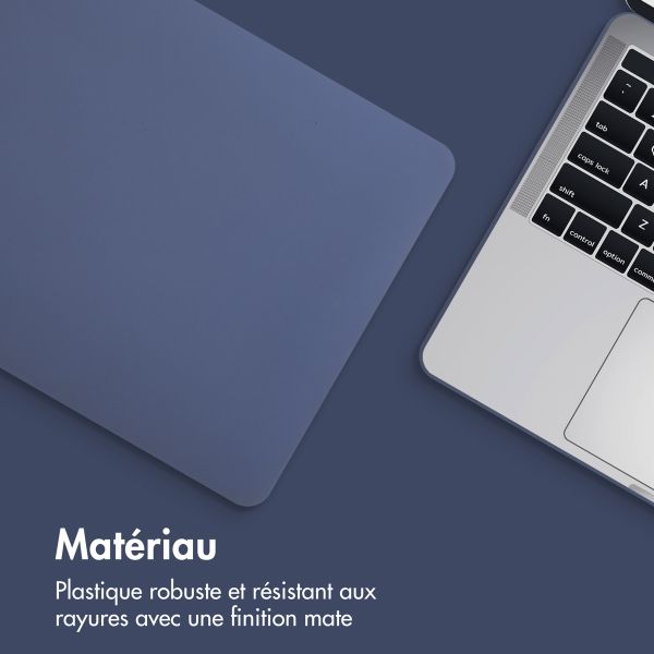 imoshion Coque Laptop Apple MacBook Air 13 pouces (2022 / 2024 M3 / 2025 M4 / 2026 M5) - Bleu foncé