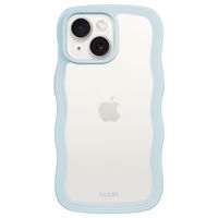 Holdit Coque Wavy Apple iPhone 17e / 16e / 15 / 14 / 13 - Mineral Blue