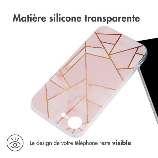 imoshion Coque Design Apple iPhone 17e / 16e - Pink Graphic
