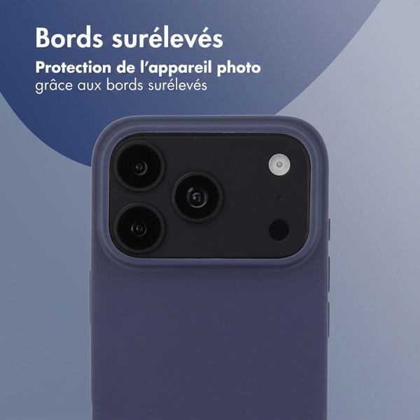 imoshion Coque Couleur Apple iPhone 18 Pro / 17 Pro - Bleu foncé