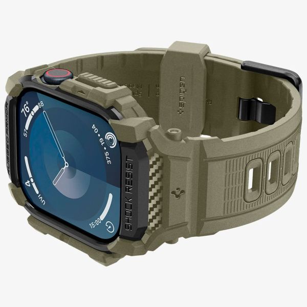 Spigen Coque Rugged Armor™ Pro Apple Watch Series 10 / 11 - 46 mm - kaki