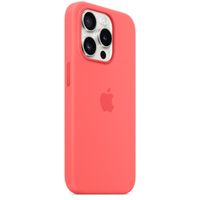 Apple Coque en silicone MagSafe Apple iPhone 15 Pro - Guava