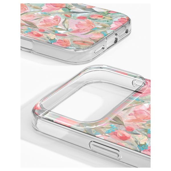 iDeal of Sweden Coque Clear MagSafe Apple iPhone 17 Pro - Tulip Bloom