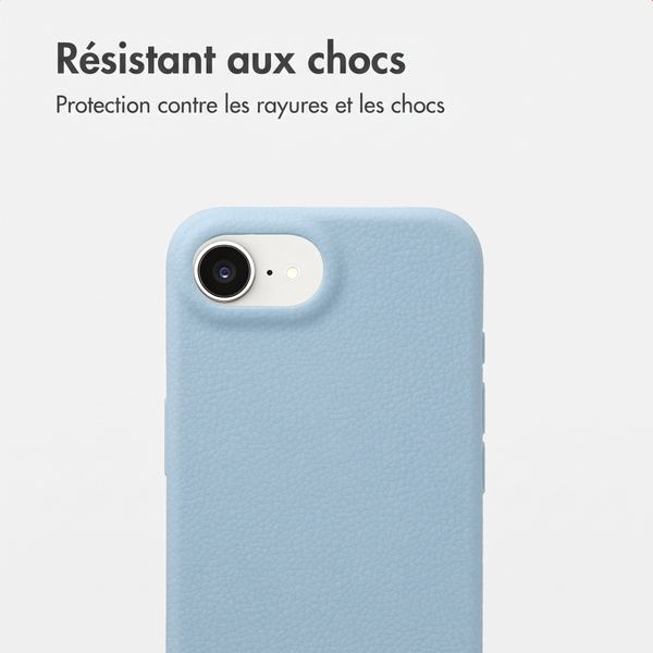 imoshion Coque arrière Texture Apple iPhone 17e / 16e - Bleu clair