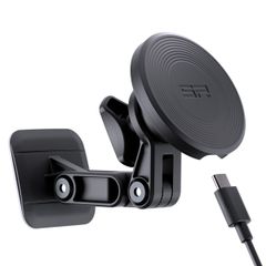 SP Connect SP Charging Adhesive Mount Pro SPC+ - Support de téléphone auto-adhésif avec fonction de charge - Convient aux coques SPC+ - Noir
