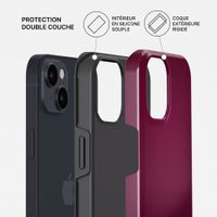 Burga Coque Tough MagSafe Apple iPhone 13 - Dark Cherry