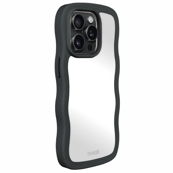 Holdit Coque Wavy Apple iPhone 15 Pro - Black / Mirror