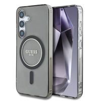 Guess Coque MagSafe IML Glitter Gradient Samsung Galaxy S25 - Noir