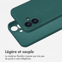imoshion Coque Couleur avec MagSafe Apple iPhone 16 Plus - Vert foncé