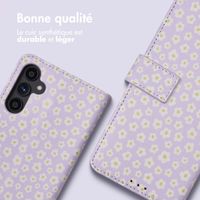 imoshion Étui de télephone portefeuille Design Samsung Galaxy A34 (5G) - White Daisy