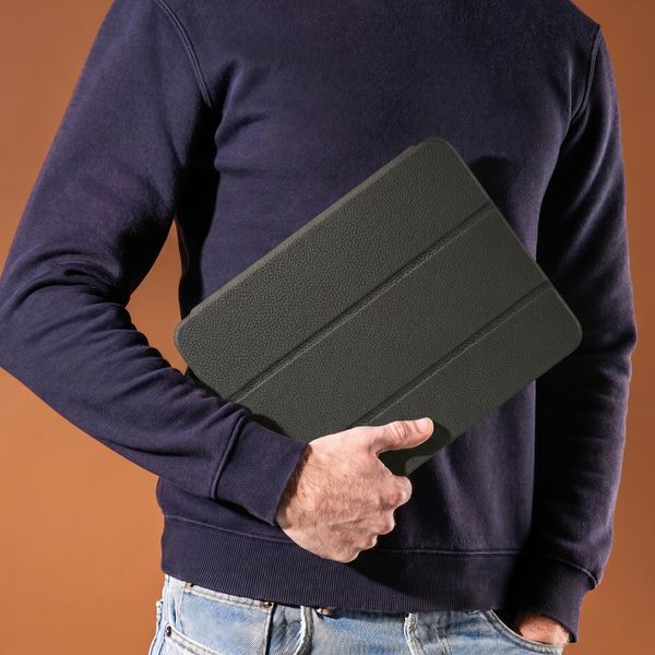 Accezz Coque tablette trifold en cuir Apple iPad 11 (2025) 11 pouces A16 / iPad 10 (2022) 10.9 pouces - Noir