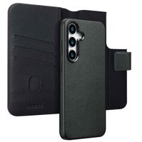 Accezz Étui de télephone portefeuille en cuir 2-en-1 avec MagSafe Samsung Galaxy S25 Plus - Onyx Black