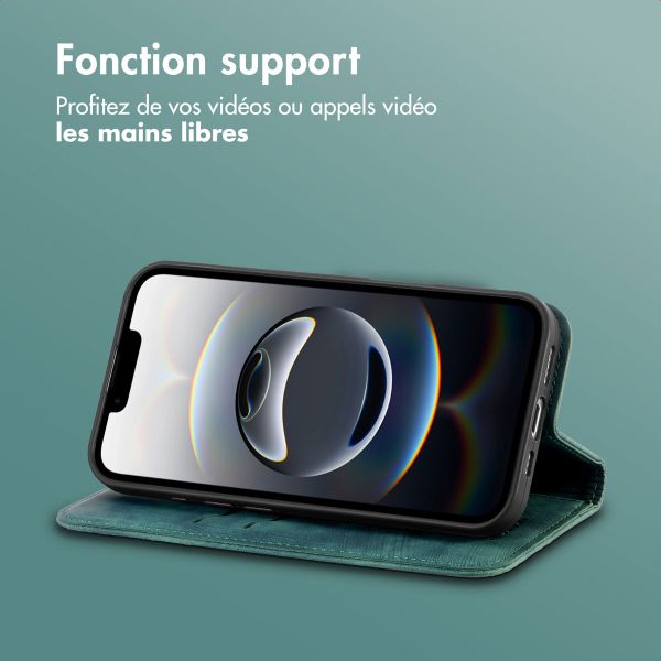 imoshion Étui de téléphone portefeuille Slim Apple iPhone 17e / 16e - Vert