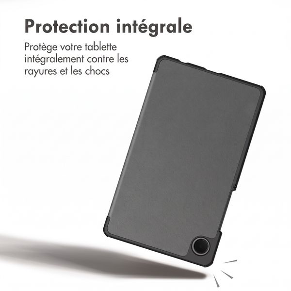 imoshion Coque tablette Trifold Samsung Galaxy Tab A11 / A9 8.7 pouces - Gris