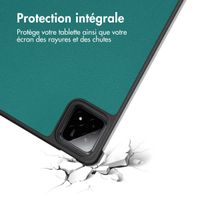 imoshion Coque tablette Trifold Xiaomi Pad 7 / 7 Pro / 8 / 8 Pro - Vert foncé