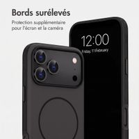 imoshion Coque arrière Color avec Thin MagSafe Ring Apple iPhone 18 Pro Max / 17 Pro Max - Noir