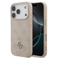Guess Coque 4G Metal Logo MagSafe Apple iPhone 17 Pro - Rose