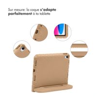 imoshion Coque kidsproof avec poignée Apple iPad 11 (2025) 11 pouces A16 / iPad 10 (2022) 10.9 pouces - Beige