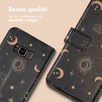 imoshion Étui de télephone portefeuille Design Samsung Galaxy S8 - Sky Black
