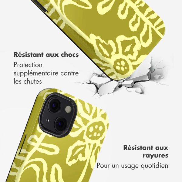 Selencia Coque arrière Vivid avec MagSafe Apple iPhone 13 - Chalky Bloom