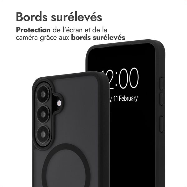 imoshion Coque Color Guard avec MagSafe Samsung Galaxy S26 FE / S25 FE - Noir