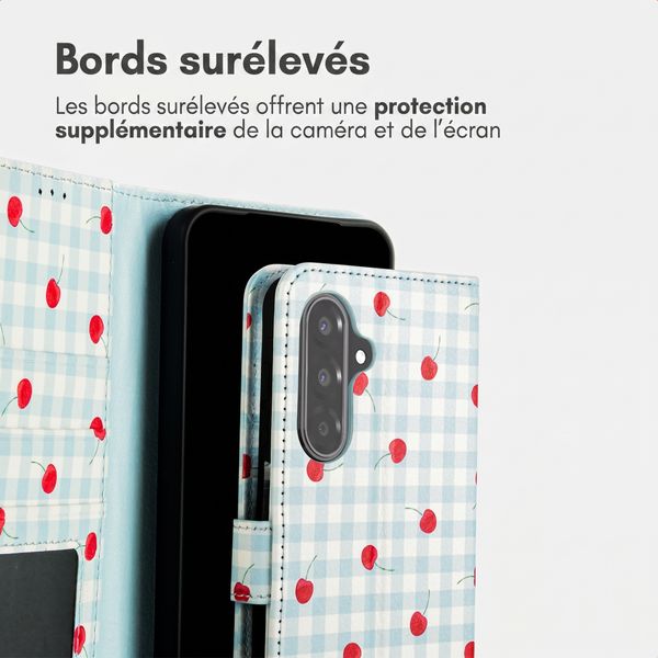 imoshion Étui de télephone portefeuille Design Samsung Galaxy A37 (5G) - Cherry Check