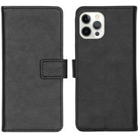 imoshion Étui de télephone portefeuille de luxe Apple iPhone 12 Pro Max - Noir