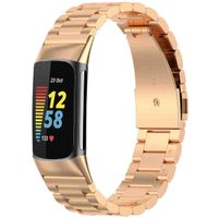 imoshion Bracelet en acier Fitbit Charge 5 - Rose Doré