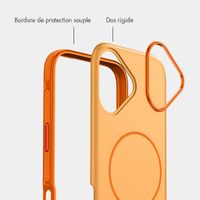 imoshion Coque arrière Color avec Thin MagSafe Ring Apple iPhone 17 - Orange