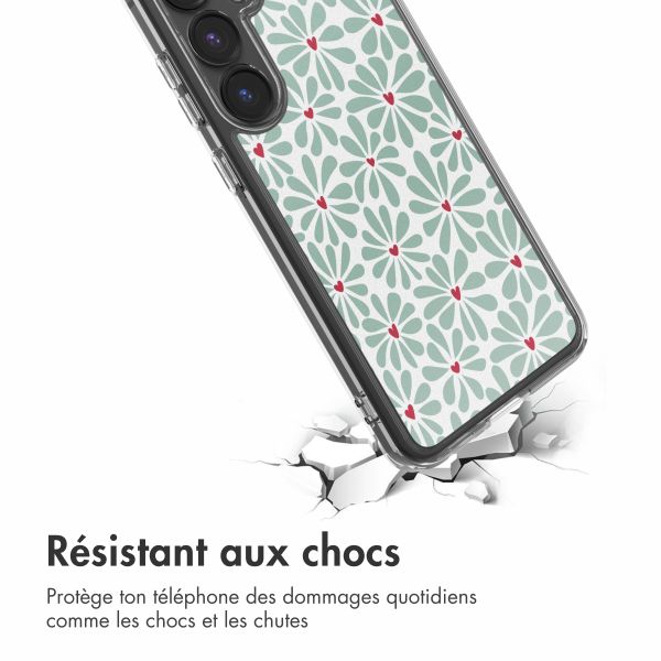 imoshion Coque Design Samsung Galaxy S24 FE - Bloom Love Sage Green