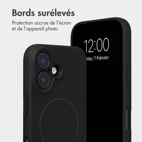 Accezz Coque Grip avec MagSafe Apple iPhone 16 - Noir
