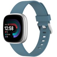 imoshion Bracelet silicone Fitbit Versa / Versa 2 / Versa Lite - Taille S - Bleu & Gris