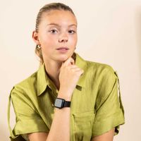 Selencia Bracelet dragon en acier Apple Watch | 44/45/46/49 mm - Noir