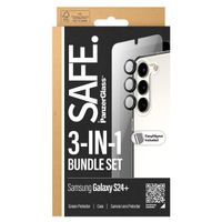 SAFE by PanzerGlass Pack 3-en-1 Safe - Coque + protection d'écran + protection de caméra Samsung Galaxy S24 Plus - Transparent