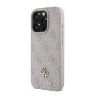 Guess Coque 4G Metal Logo MagSafe Apple iPhone 16 Pro - Rose