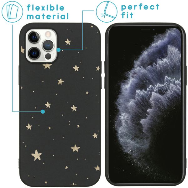 imoshion Coque Design Apple iPhone 12 (Pro) - Stars Gold