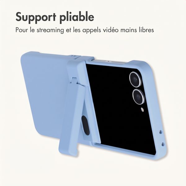 imoshion Color Backcover avec support Samsung Galaxy Z Flip 8 - Bleu clair