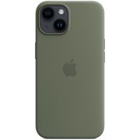 Apple Coque en silicone MagSafe Apple iPhone 14 - Olive